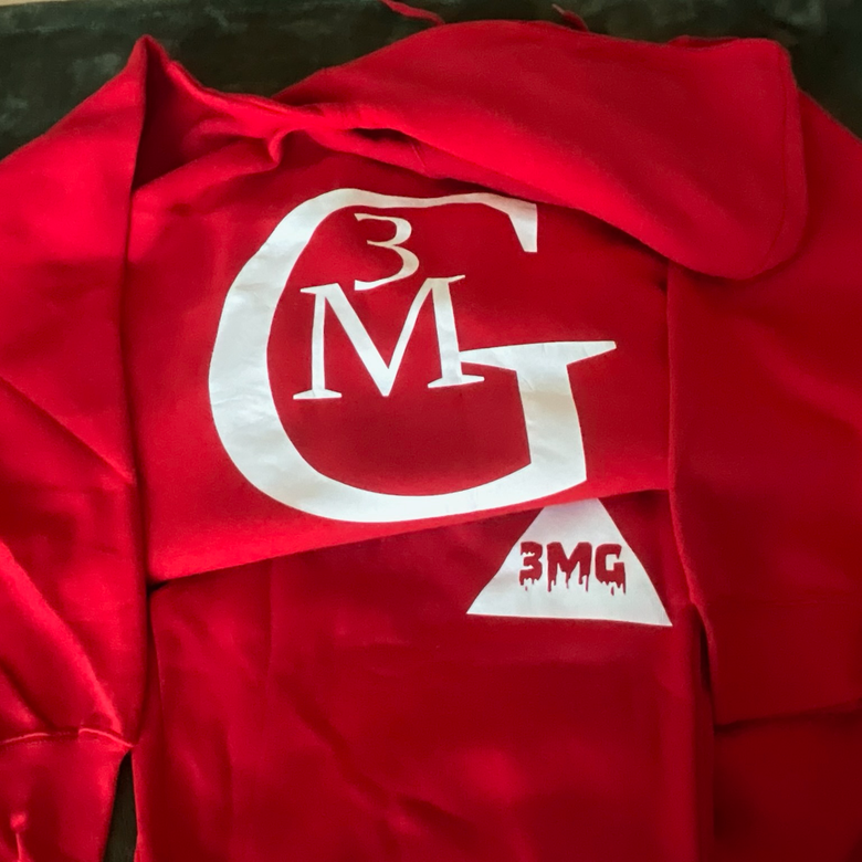 Hoodie Jogger set with white logo sizes 2X to 3X