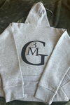 Gray Pullover Hoodie with black logo Size (M) (L) (XL)